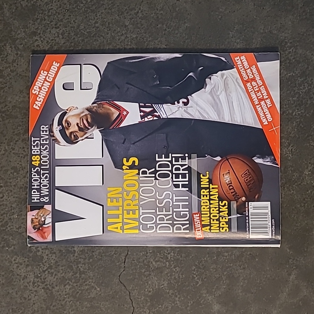VINTAGE MARCH 2006 VIBE MAGAZINE COVER FEATURING ALLEN IVERSON